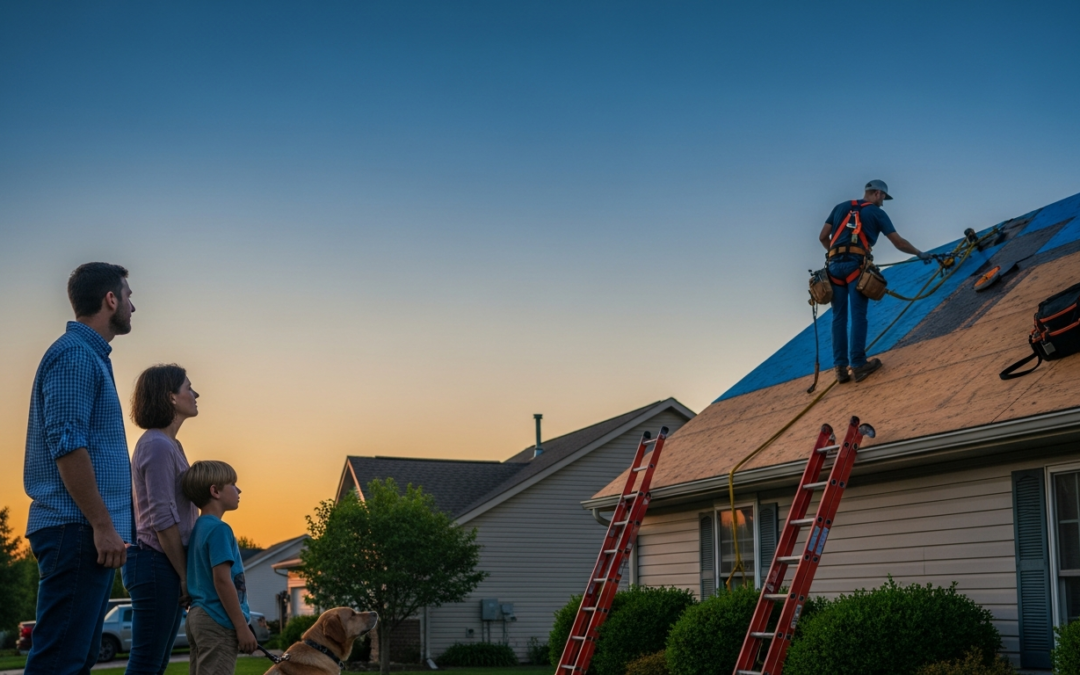 Troy, IL Homes: Emergency Steps When Your Roof Leaks During Severe Spring Thunderstorms